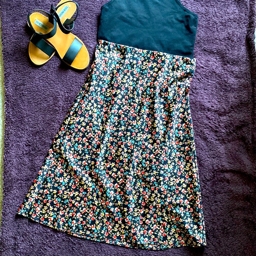 MIDI floral skirt